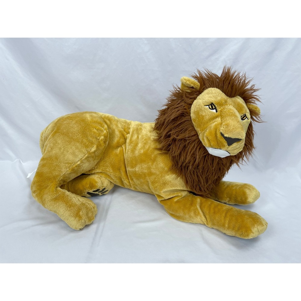 Ikea Djungelskog Lion Plush Large Jumbo Cat Jungle Stuffed Animal 28"